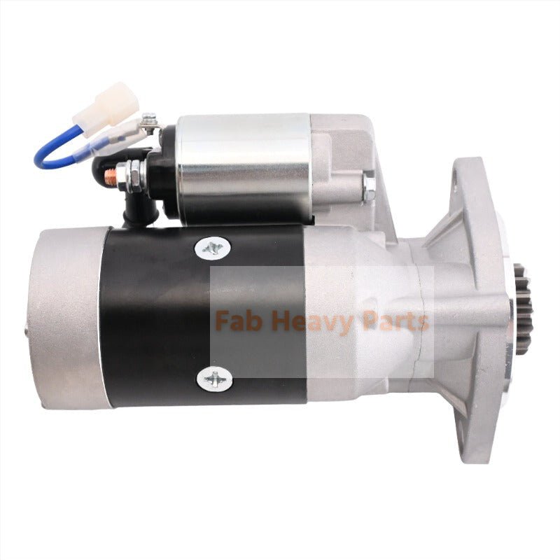 12V Starter Motor AT318141 for Yanmar Engine 3TNV88F 4TNV86CT Fits for John Deere Excavator 30G 35D 35G 50D 50G - Fab Heavy Parts