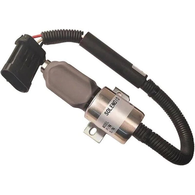 12V Stop Solenoid 59184630 for Volvo Compactor DD14 DD15 DD16 - Fab Heavy Parts