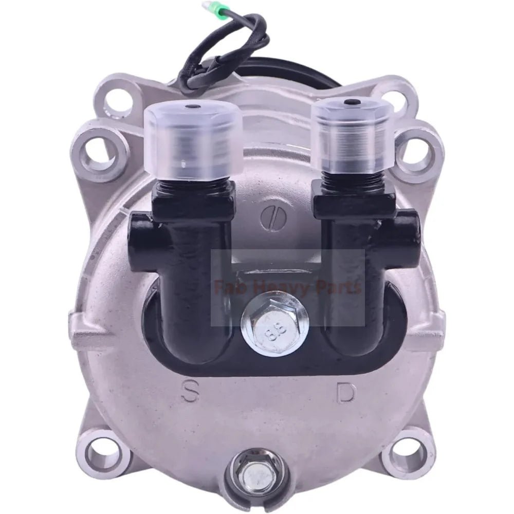 12V TM - 15HS A/C Compressor AT314517 Fits for John Deere 4024 5030 Engine 244J 304J 324J Loader - Fab Heavy Parts