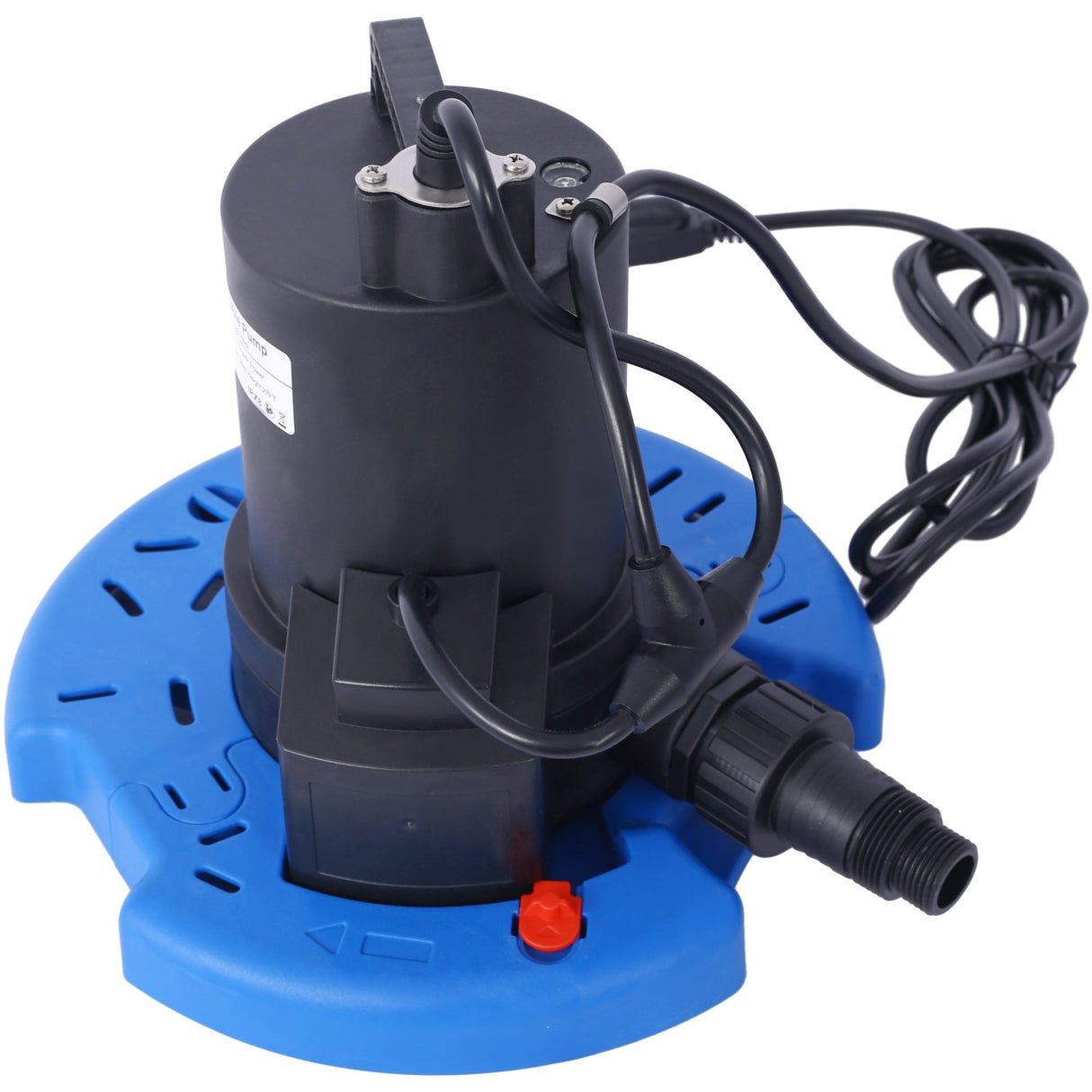 1/3 HP Automatic Swimming Pool Cover Pump 120 V Submersible with 3/4 Check Valve Adapter 2500 GPH Water Removal - Fab Heavy Parts