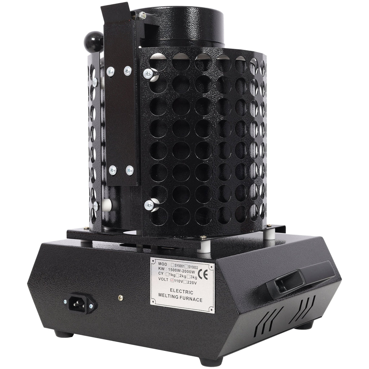 1+3 KG Electric Digital Smelting Furnace 1800W 1100 °C / 2012°F PID Smelter Kiln Kit (110V) - Fab Heavy Parts