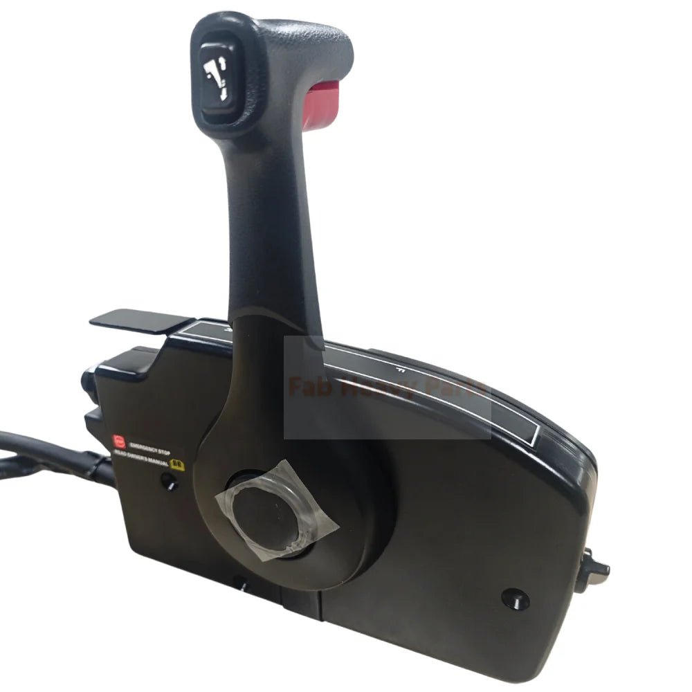 14Pin 15FT Side Mount Remote Control Left Hand With Tirm And Key 881170A13 Fits for Mercury Outboard - Fab Heavy Parts