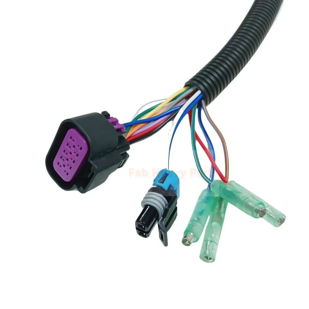 14Pin Outboard Side Control Wiring Harness 15FT 881170A13 896536T02 Fits for Mercury - Fab Heavy Parts