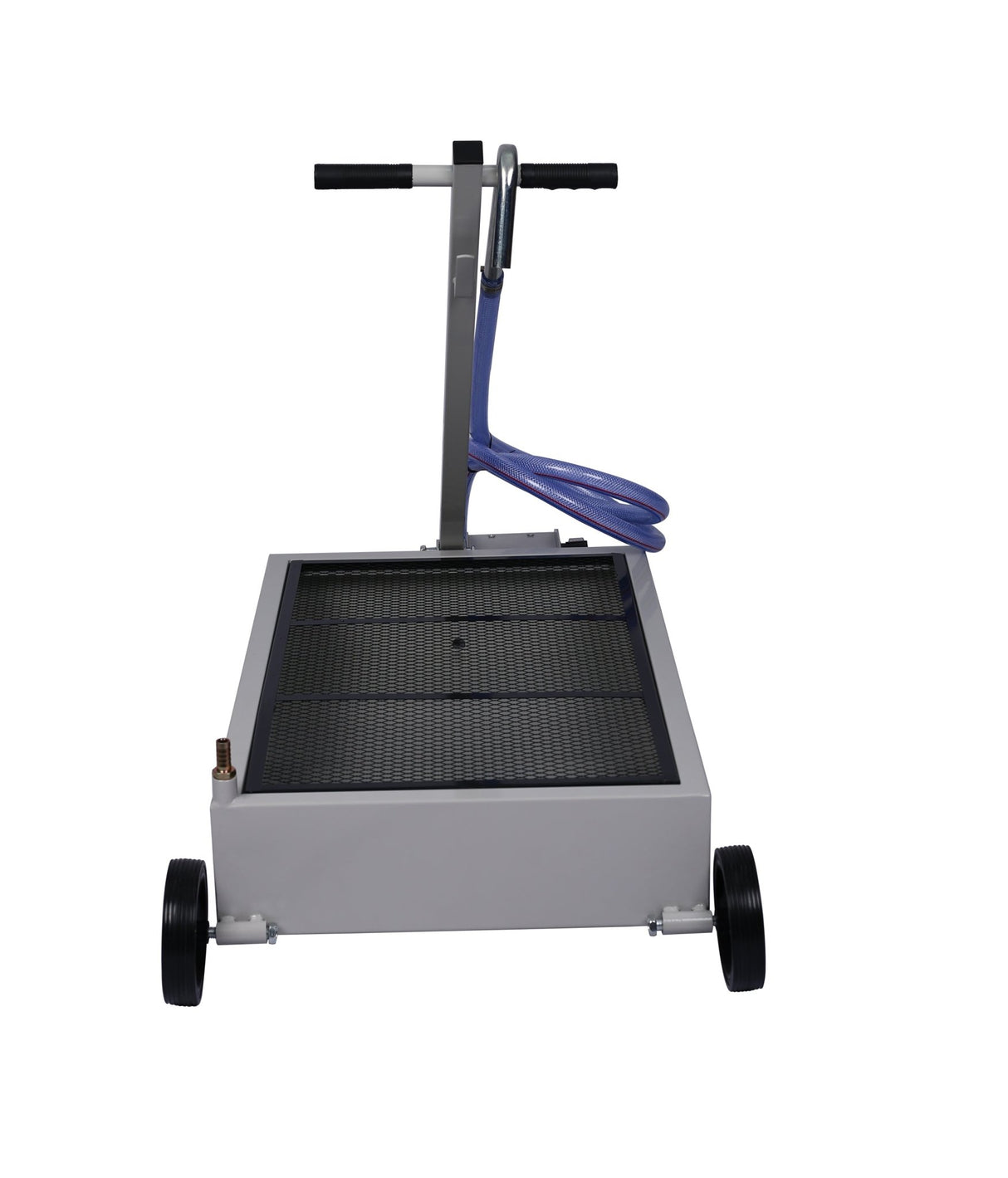 15 Gallon Low Profile Oil Drain Pan with Electric Pump - Fab Heavy Parts