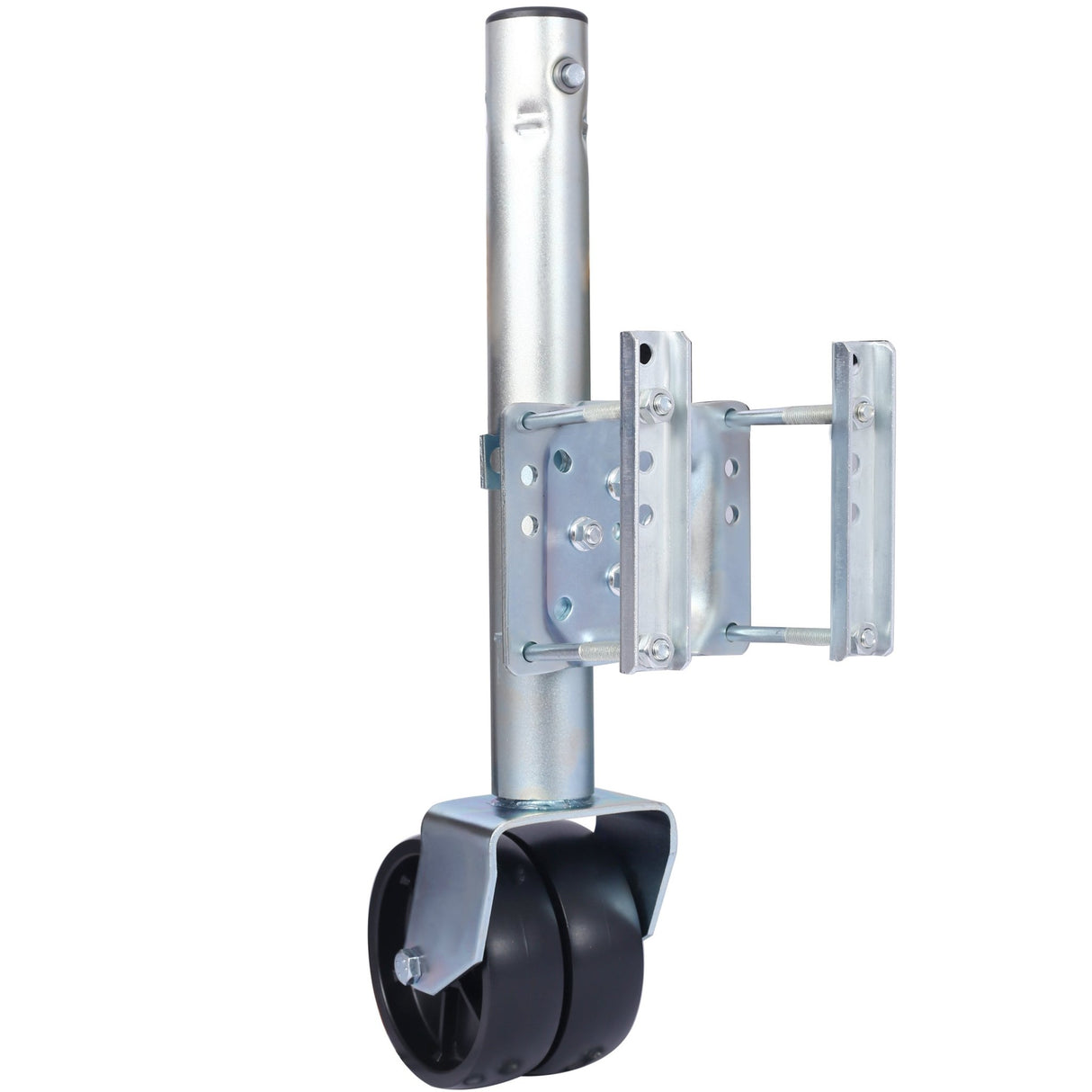 1500lbs Trailer Jack with Double Wheel Adjustable 12" Lift Swivel Tongue Towing - Fab Heavy Parts