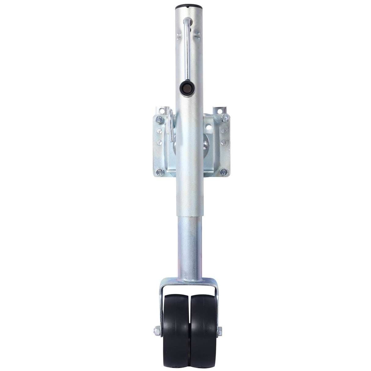 1500lbs Trailer Jack with Double Wheel Adjustable 12" Lift Swivel Tongue Towing - Fab Heavy Parts