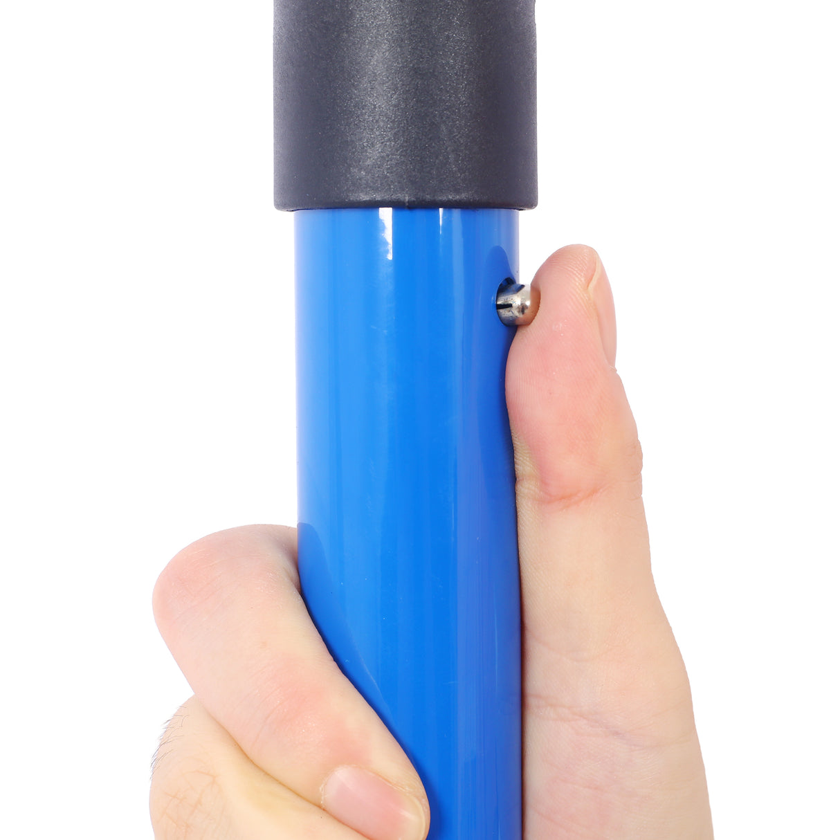 2 packs de support réglable en acier en acier 3rd Système à main pour les crics de cargaison de cartes de cartes sèches prises pour installer des armoires s'étend de 45 à 114 pouces avec un sac de transport - Blue