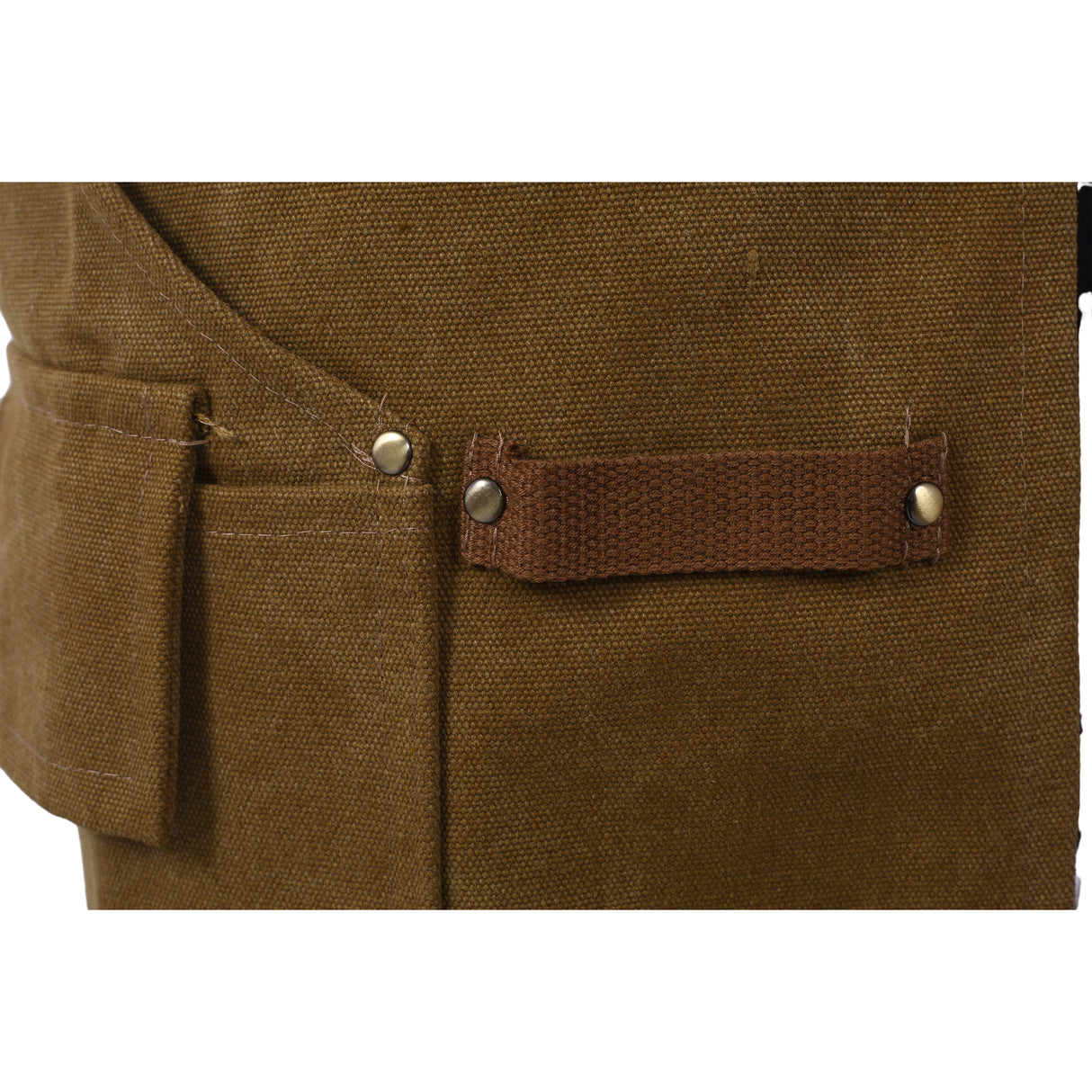 Long Apron Heavy Duty Canvas Tool 16 Oz--Brown