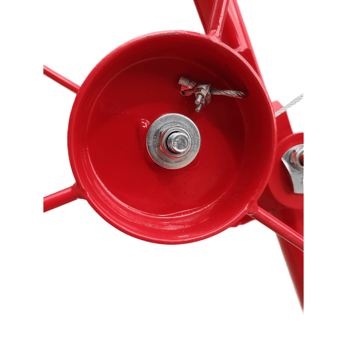 16 FT Drywall Lift Panel Hoist Jack Lifter with Caster Wheels and Telescopic Arm - Red - Fab Heavy Parts