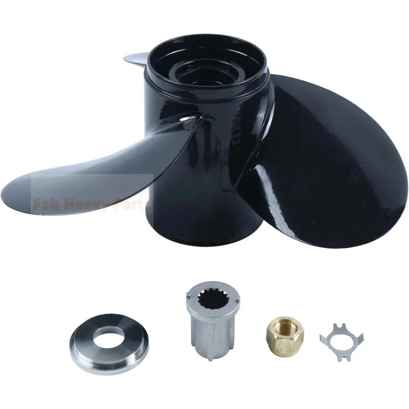 16" x 13" Aluminum Propeller 48 - 78114A45 78114A45 Fits for Mercury Mercruiser Outboard 75HP 90HP 115HP 135HP 150HP 175HP 200HP 220HP 225HP 250HP 275HP 300HP - Fab Heavy Parts