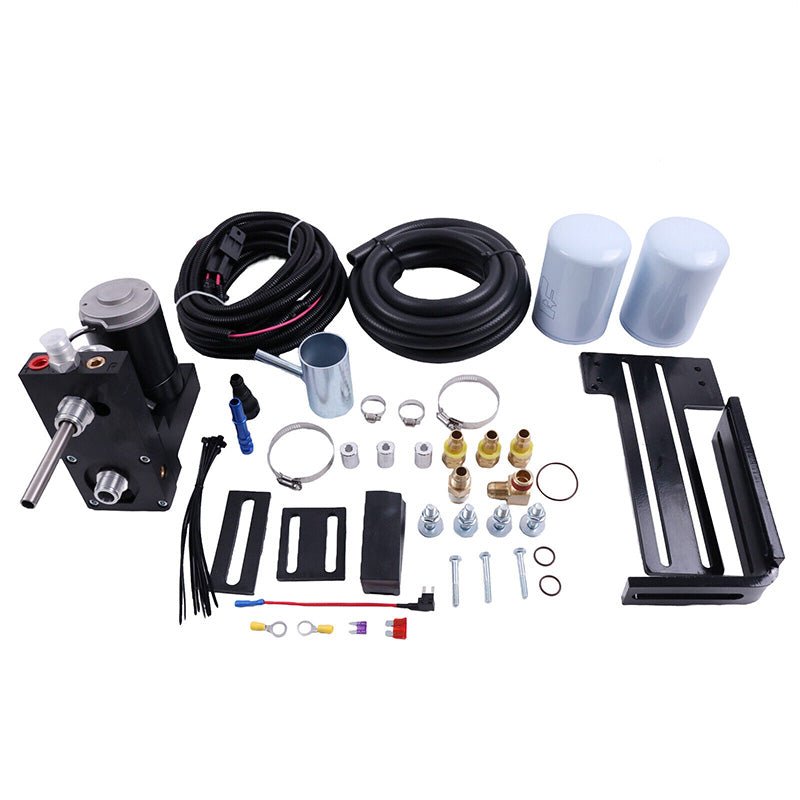 165GPH Diesel Fuel Lift Pump System TSC10165G for Chevy Silverado GMC Sierra 2500 3500 6.6L V8 2001 - 2010 - Fab Heavy Parts