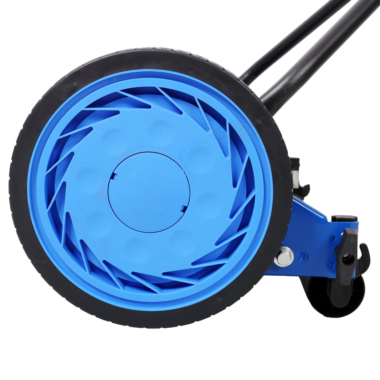 16in Push Lawn Mower Push Reel Lawn Mower - Blue - Fab Heavy Parts
