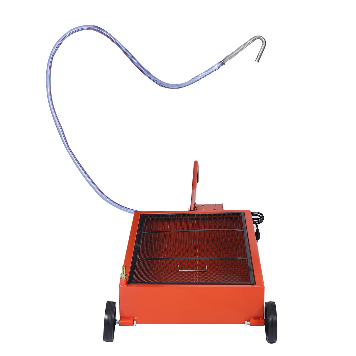 17 Gallon Low - Profile Oil Drain Pan With Electric Pump - Fab Heavy Parts