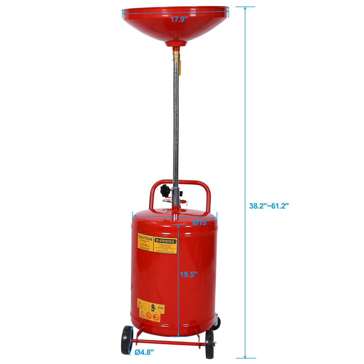 18 Gallon Waste Oil Drain Tank - Fab Heavy Parts