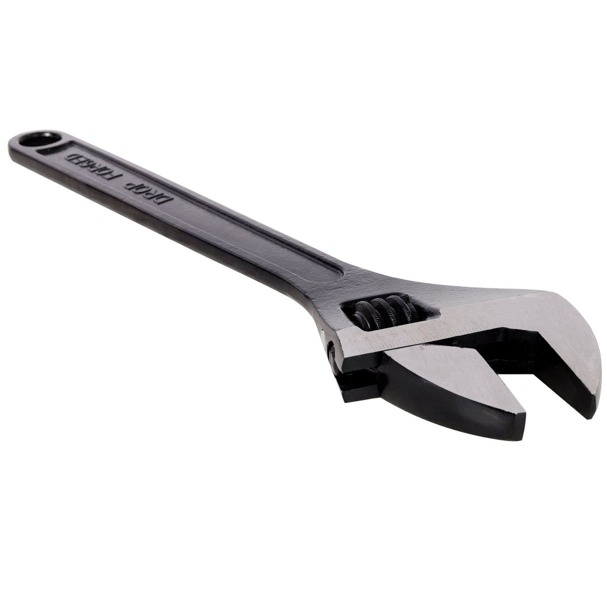 18 Inch Adjustable Wrench Drop Forged Carbon Steel Adjustable Spanner Wide Open Jaw Adjustable Wrench, Black Oxide Finish - Fab Heavy Parts