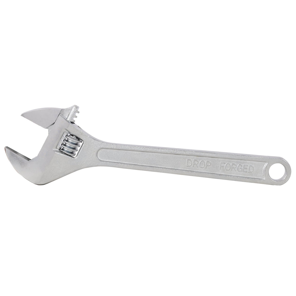 18 Inch Adjustable Wrench Drop Forged Carbon Steel Adjustable Spanner Wide Open Jaw Adjustable Wrench, Chrome Plated Polished Finish - Fab Heavy Parts