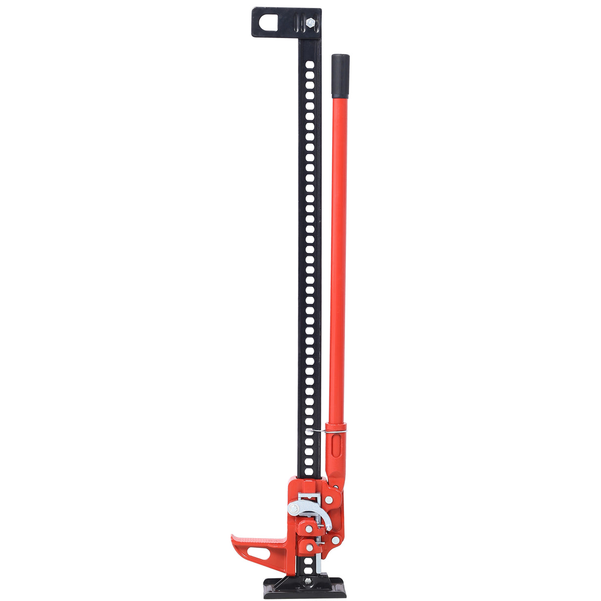High Lift Farm Jack 48" 7000 lbs Capacity Ratcheting Off Road Heavy-Duty--Red