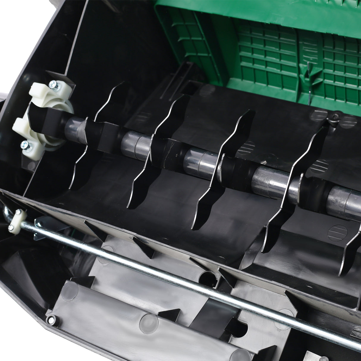 2-in-1 16Inch Electric Dethatcher Scarifier 15 Amp with Removable Collection Bag Extra Large 58QT