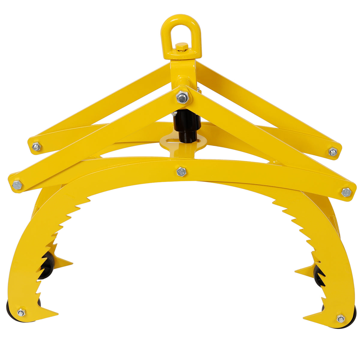 Automatic Grip and Release Log Tongs 360° Swivel Lifting Tongs with 4 Claws 21' Open 3300 LBS Capacity