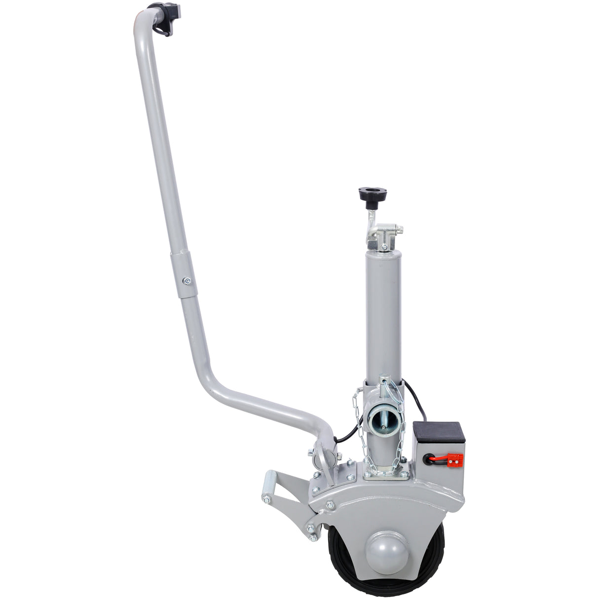 Electric Trailer Dolly 5000lbs Towing Capacity 350W 12V Trailer Jockey Wheel with 22 ft/min Moving Speed 8'' Rubber Tire