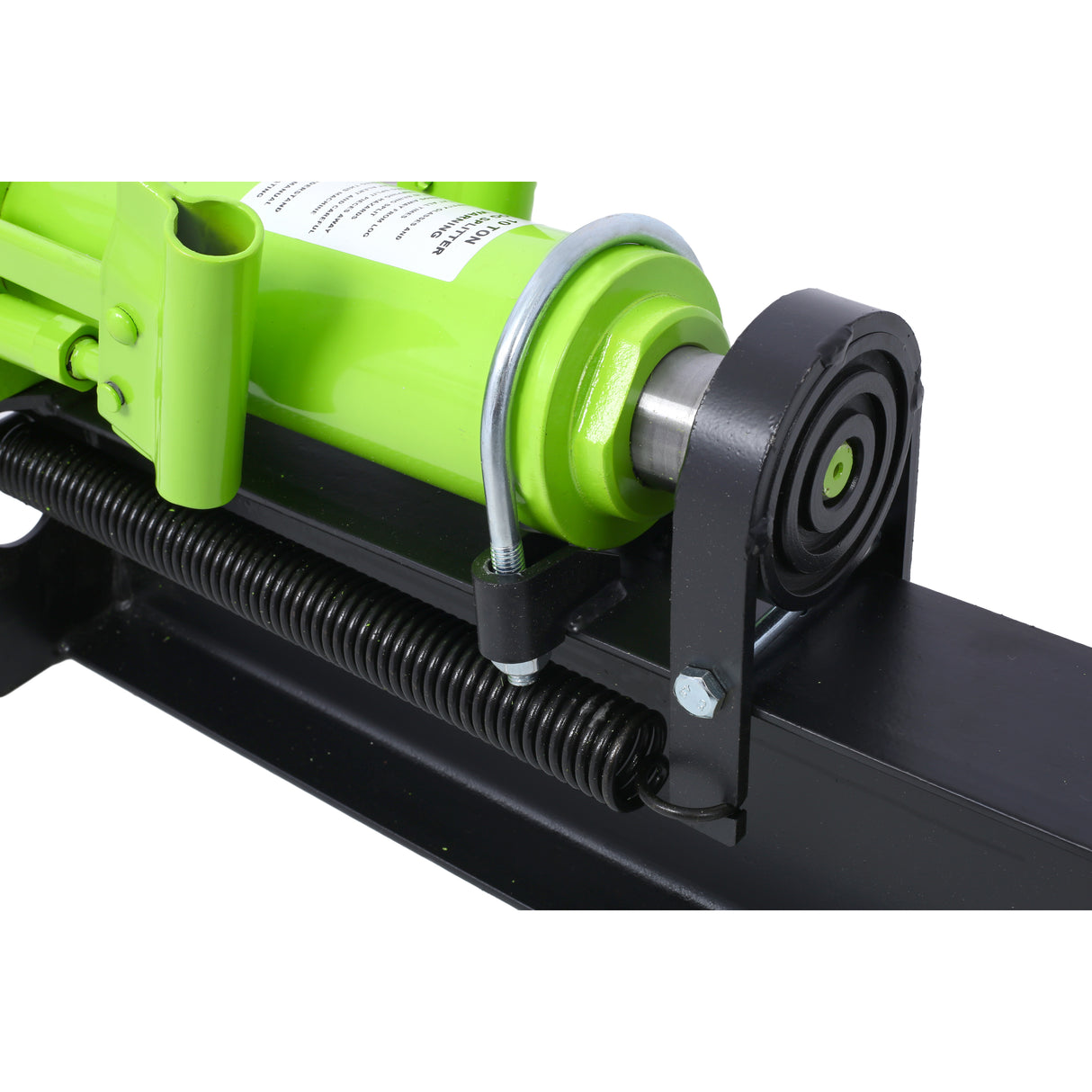 10 Ton Wood Cutter Manual 2 Speed Wheel Hydraulic with Horizontal Full Steel Beam