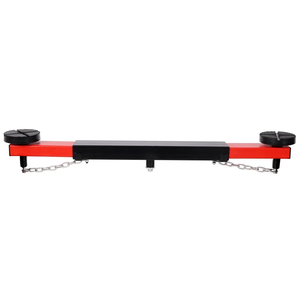 1Ton Floor Jack Cross Beam Adapter for Floor Jacks Engine Hoist Shop Crane Car Jack Underframe Cross Bar Cross - piece with Rubber Pads - Fab Heavy Parts