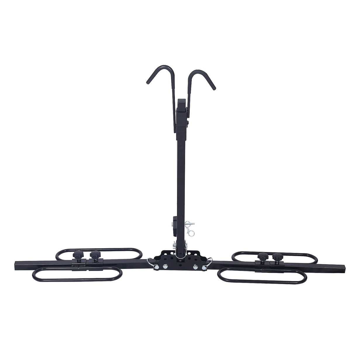 2 Bike Carrier Platform Hitch Rack Bicycle Rider Mount Fold Receiver 2' - Black - Fab Heavy Parts