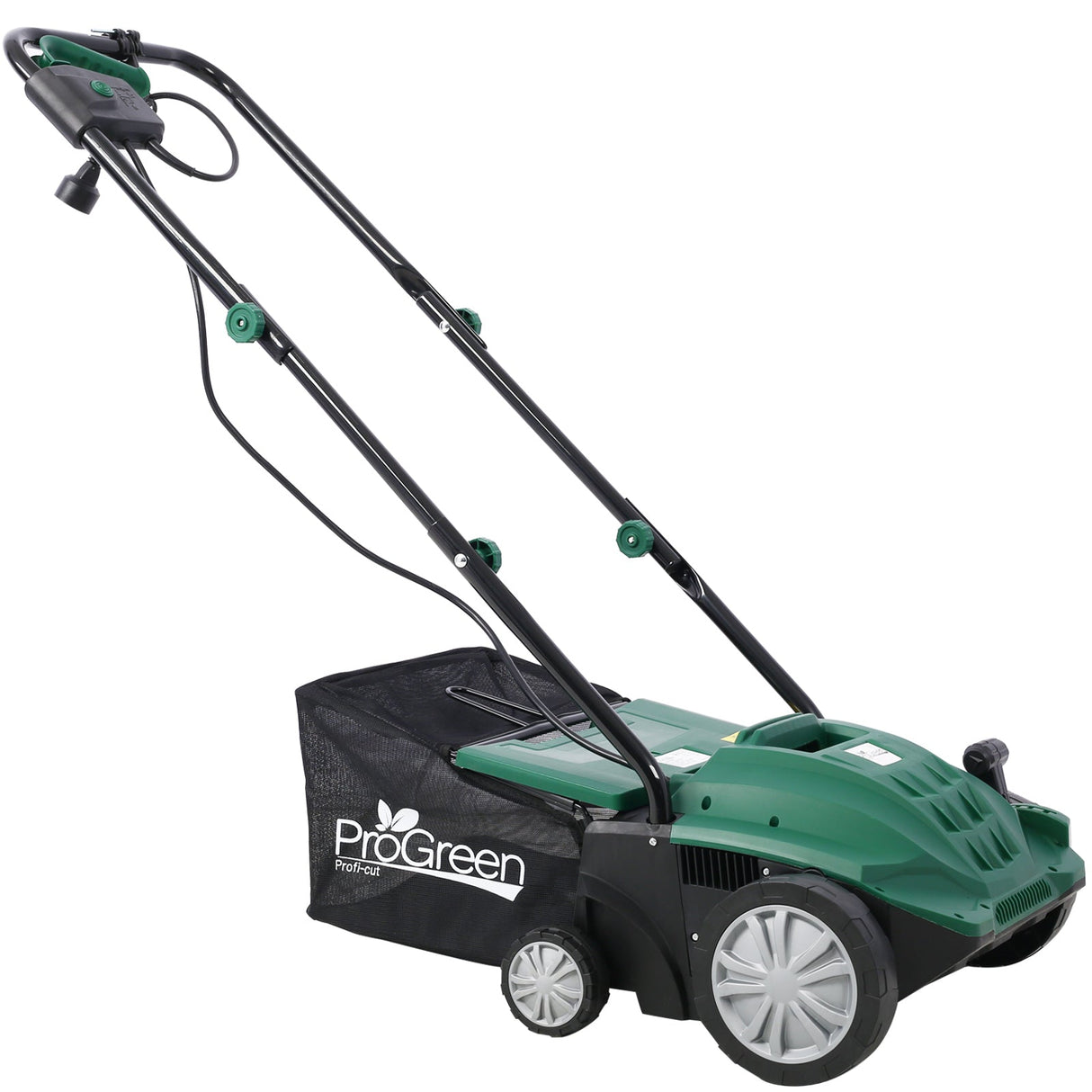 2 - in - 1 13Inch Electric Dethatcher Scarifier 12 Amp with Removable Collection Bag Extra Large 31.7QT - Fab Heavy Parts