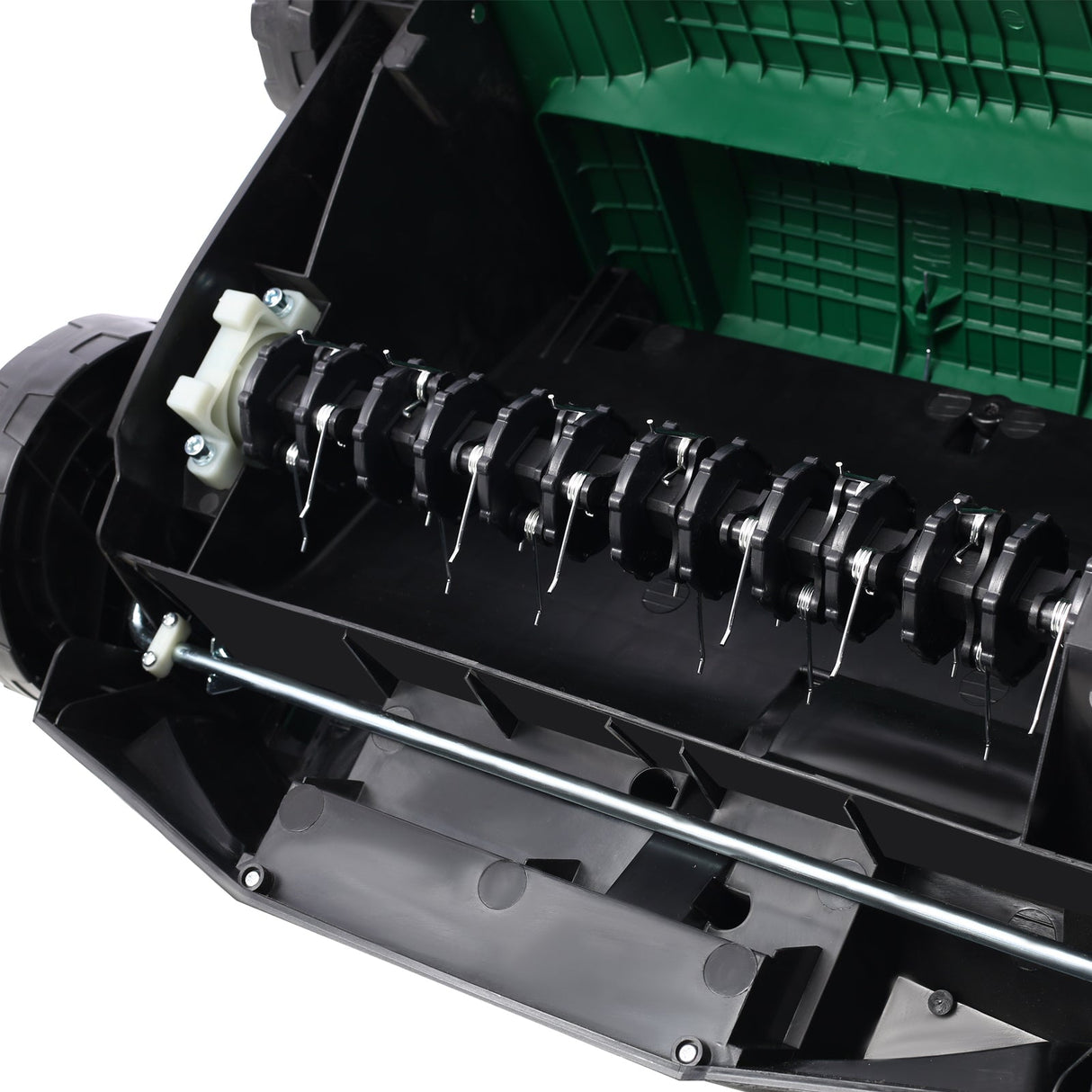 2 - in - 1 16Inch Electric Dethatcher Scarifier 15 Amp with Removable Collection Bag Extra Large 58QT - Fab Heavy Parts