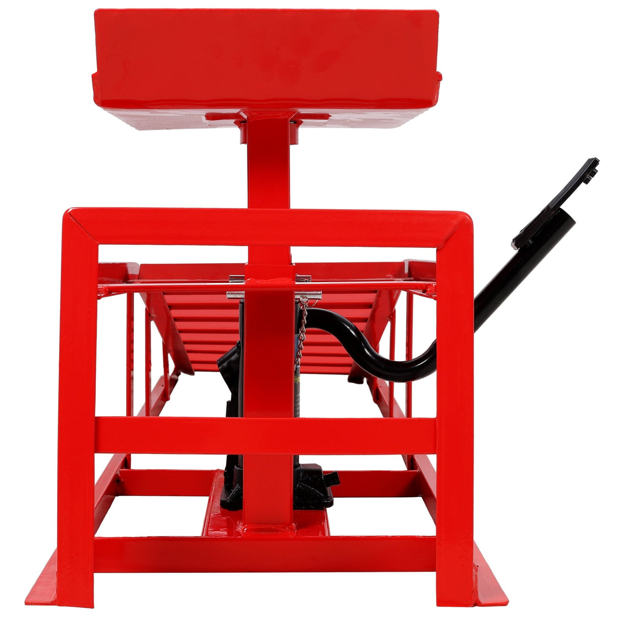 2 Pack 5 Ton Auto Car Truck Service Ramps Lifts with Pedal - Red - Fab Heavy Parts