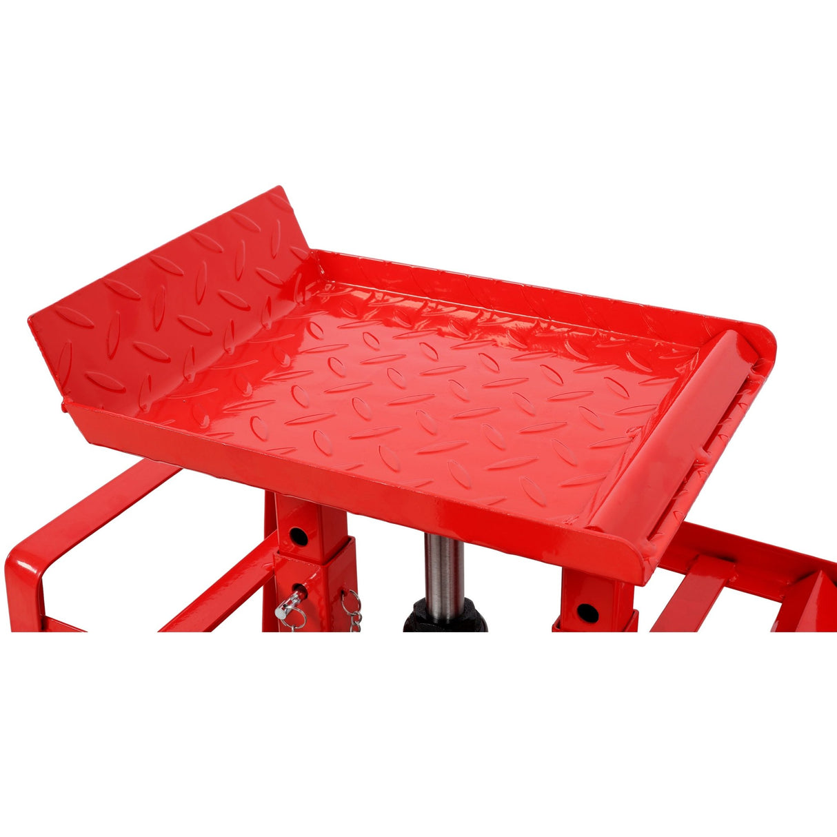 2 Pack 5 Ton Auto Car Truck Service Ramps Lifts with Pedal - Red - Fab Heavy Parts