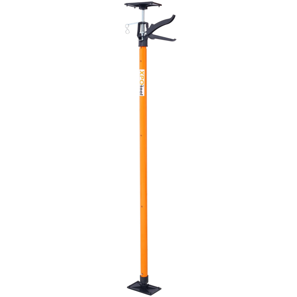 2 Pack Adjustable Support Pole Steel 3rd Hand System Rod for Jacks Cargo Bars Drywalls Cabinet Jacks for Installing Cabinets Extends from 45 to 114 Inch with Carrry Bag - Orange - Fab Heavy Parts