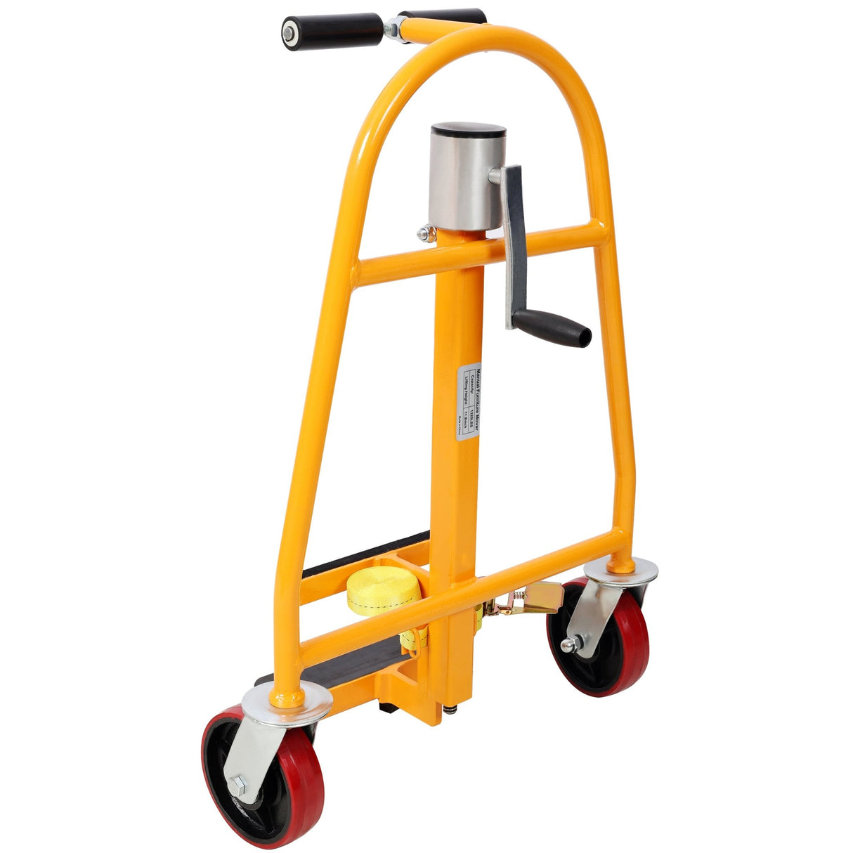 2 Pack Heavy Duty Furniture and Crate Mover Industrial Machinery Mover - Yellow - Fab Heavy Parts