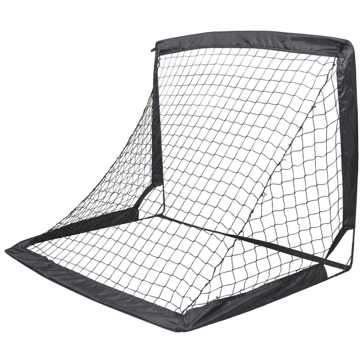 2 Pack Pop Up Soccer Goals Portable Soccer Nets for Kids Youth Adults Outdoor Soccer Goal Set - Black - Fab Heavy Parts