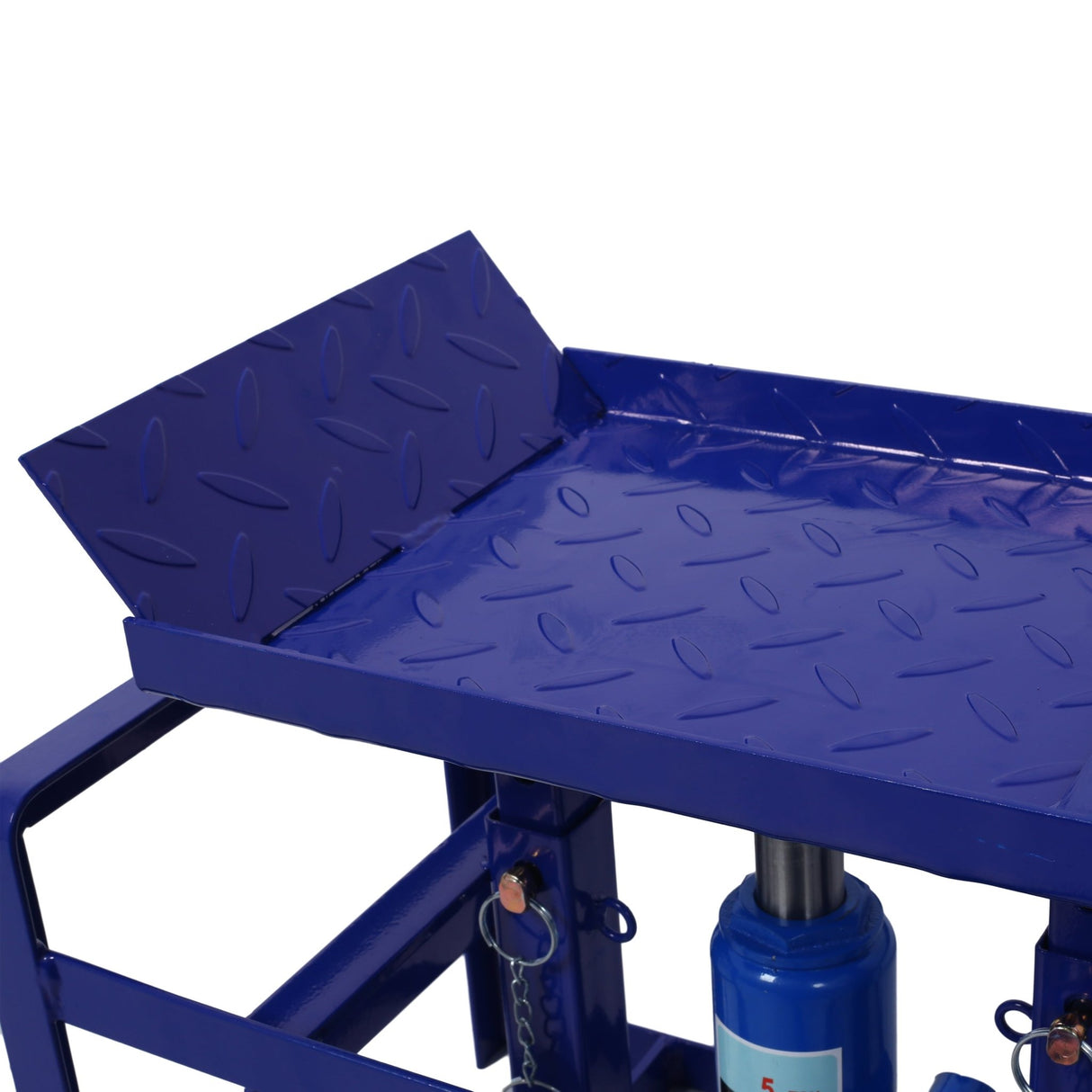 2 Pack Ramps Lifts Garage Hydraulic Black 5 Ton Automotive Repair Frame - Blue - Fab Heavy Parts