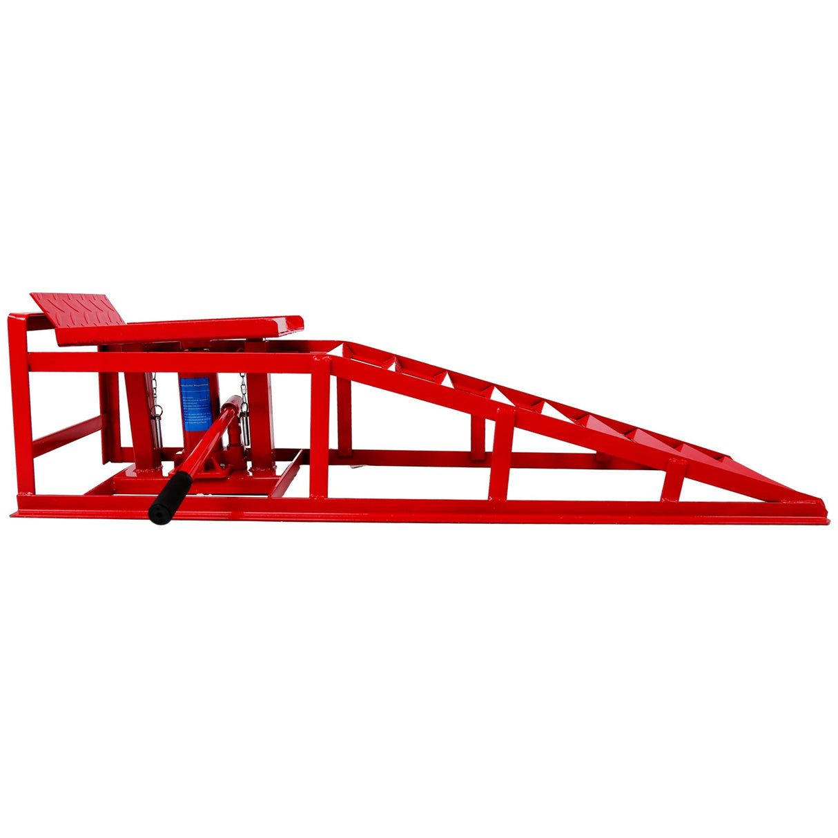 2 Pack Ramps Lifts Garage Hydraulic Black 5 Ton Automotive Repair Frame - Red - Fab Heavy Parts