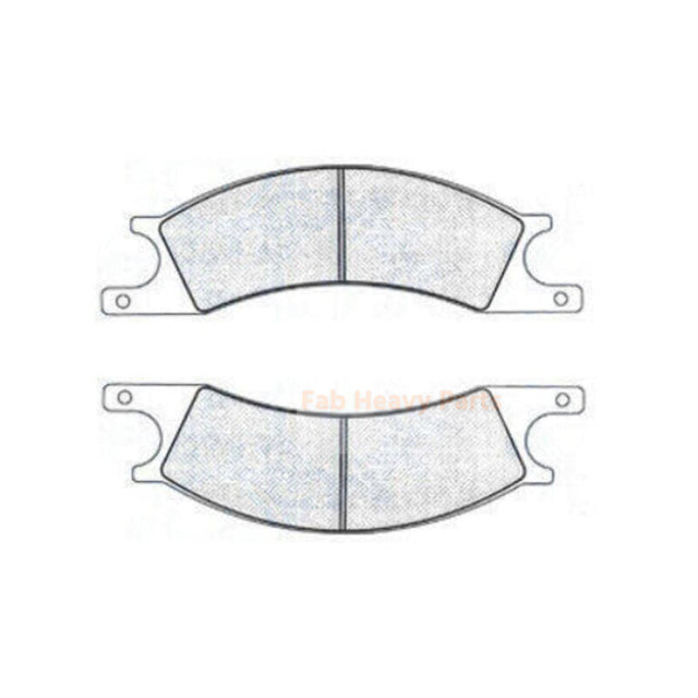2 PCS Brake Pad 385-10-178472 for Komatsu Wheel Loader 530 530B 530-1 530B-1
