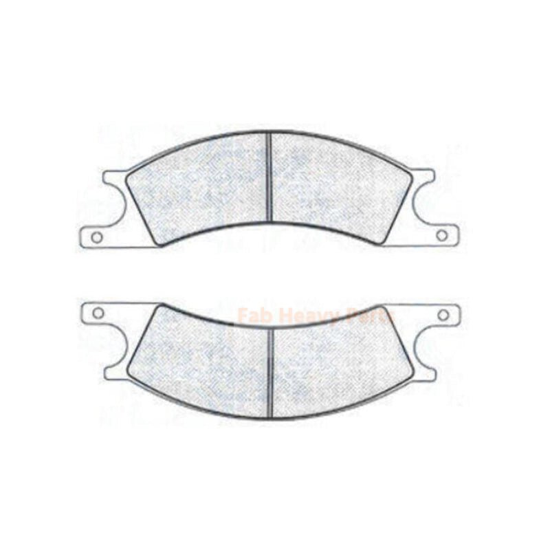 2 PCS Brake Pad 385 - 10 - 178472 for Komatsu Wheel Loader 530 530B 530 - 1 530B - 1 - Fab Heavy Parts