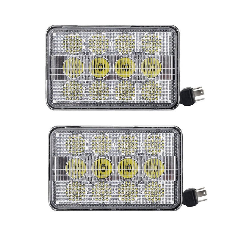 2 PCS LED Floodlight Spotlight AL75338 Fits for John Deere Tractor 5105 6110 6110L - Fab Heavy Parts
