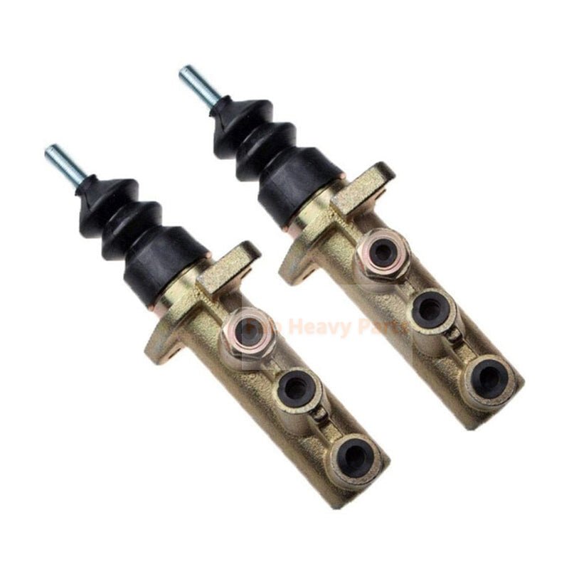 2 PCS Master Brake Cylinder 182445A1 for New Holland Tractor Loader LV80 U80 U80B - Fab Heavy Parts