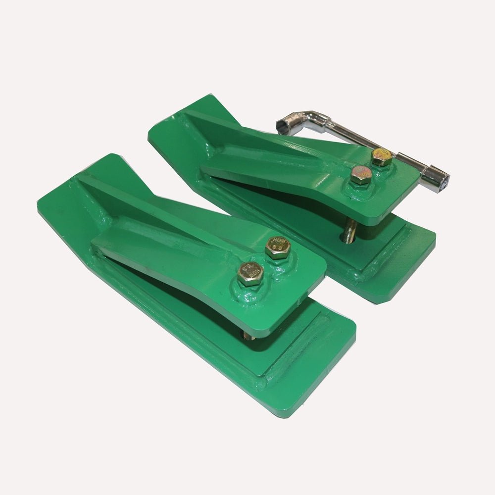 2 Pcs Tractor Bucket Protector Ski Edge Protector 11" Long Turf Tamer Skid Protector - Fab Heavy Parts