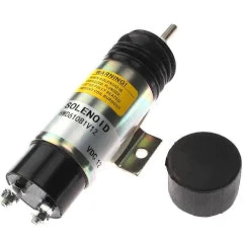 2 Terminals 12V Dual Coil Pull Solenoid D610 - B1V12 D610B1V12 for Kubota D905 Engine - Fab Heavy Parts