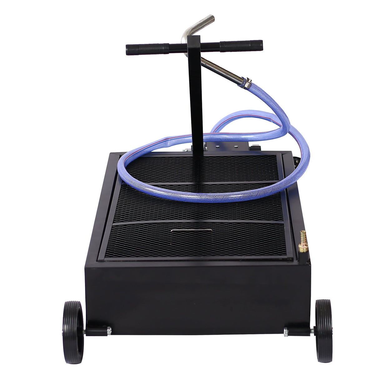 20 Gallon Low Profile Oil Drainer with Electric Pump - Black - Fab Heavy Parts