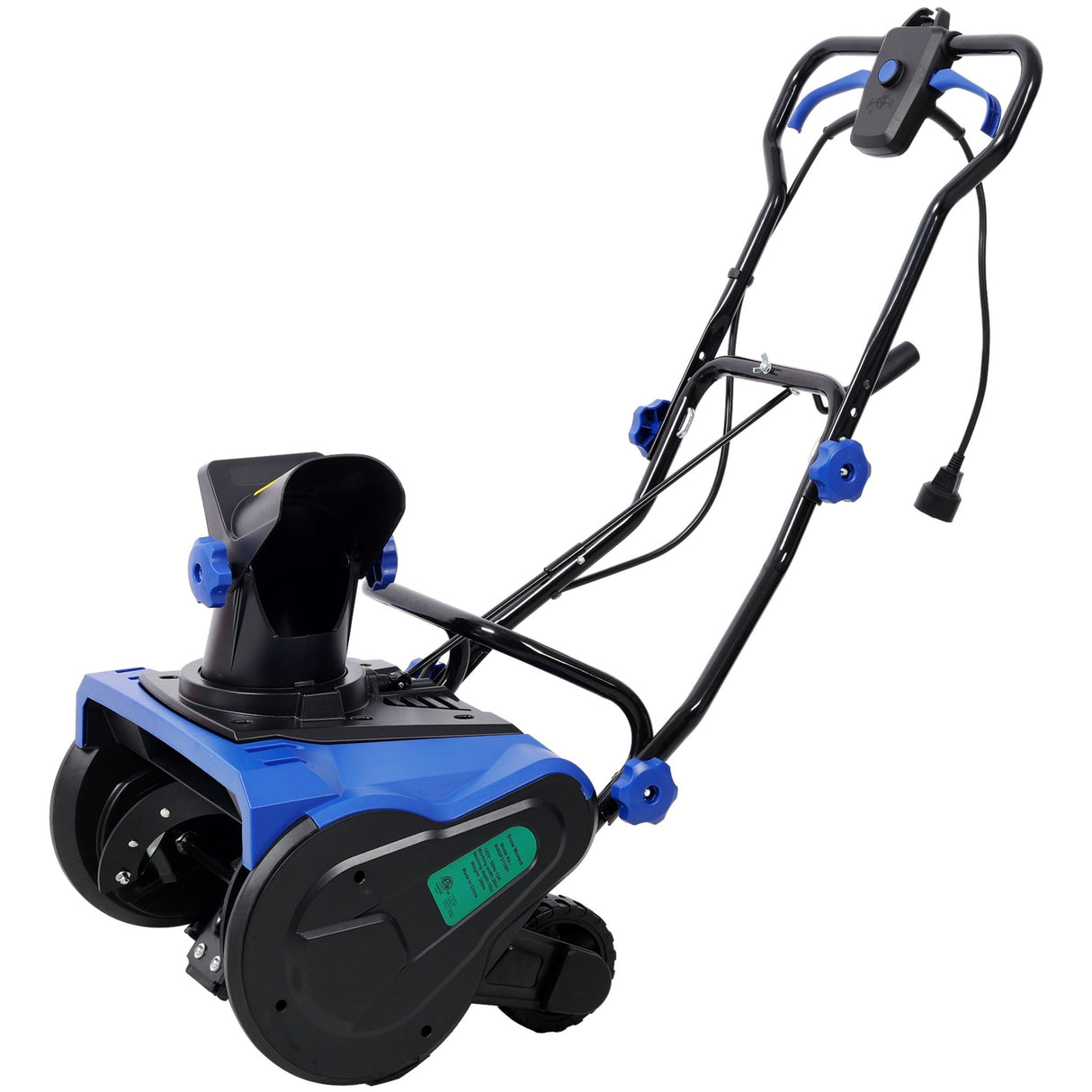 20inch Corded Electric Snow Thrower 120V/60HZ 15 Amp Motor 30FT Throwing Distance ETL Certificate - Blue - Fab Heavy Parts