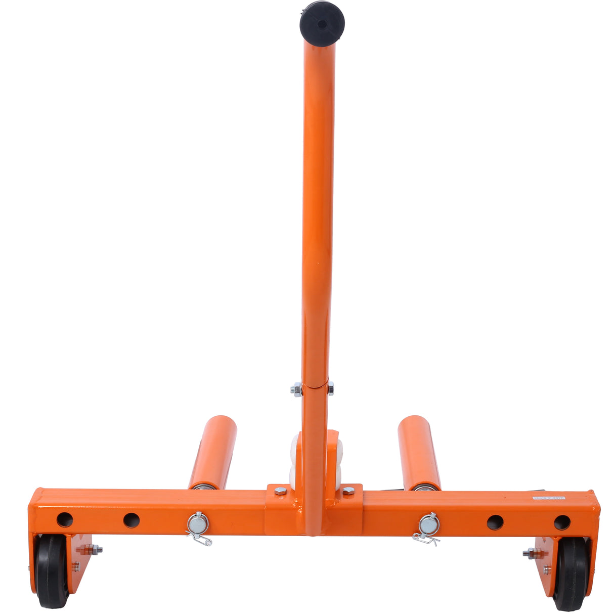 Heavy Duty Adjustable Tire Wheel Dolly 330 Lbs Capacity--Orange
