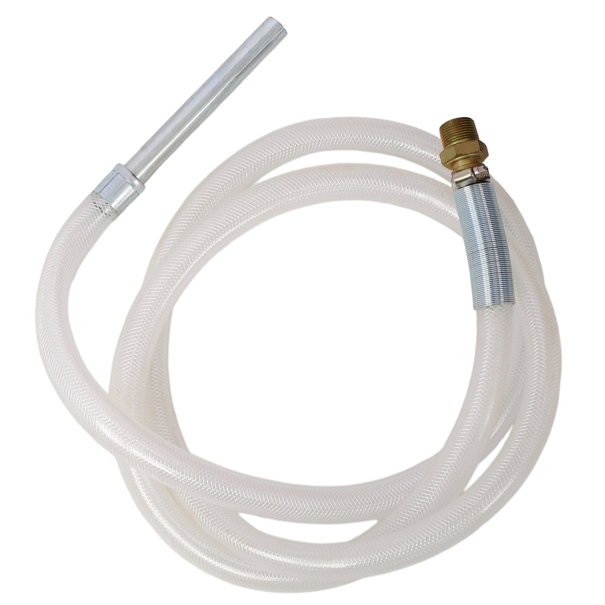 30 Gallon Gas Caddy With Wheels Reversible Rotary Hand Siphon Pump Storage--Red