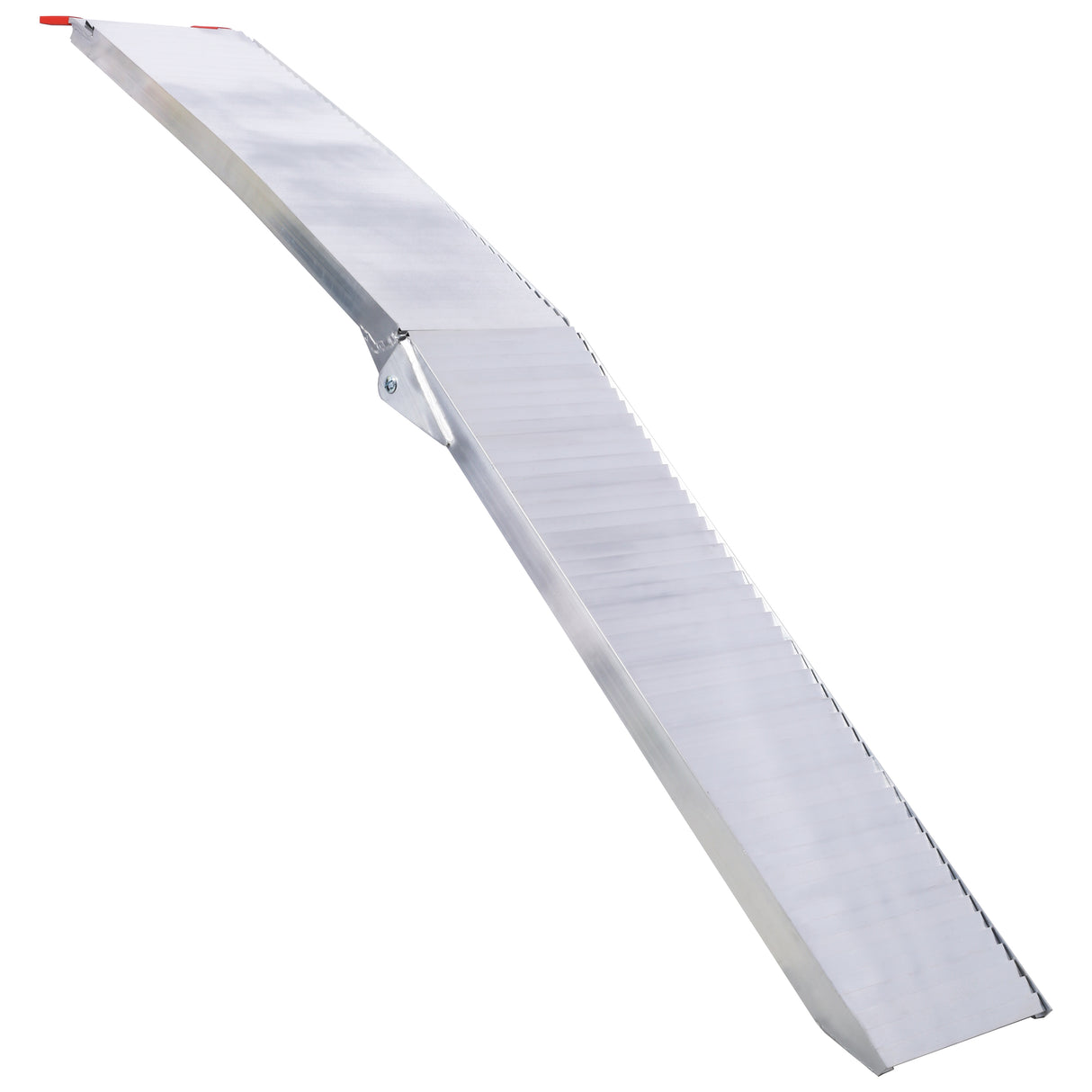 2PCS Truck Ramps 80"x12" Portable Loading Ramp 1500 LBS Capacity Aluminum Folding with Handle & Buckle--Silver