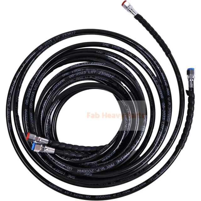 24 FT Hydraulic Steering Hose HO-5124 HO5124 Fits for SeaStar Outboard Hydraulic Steering System