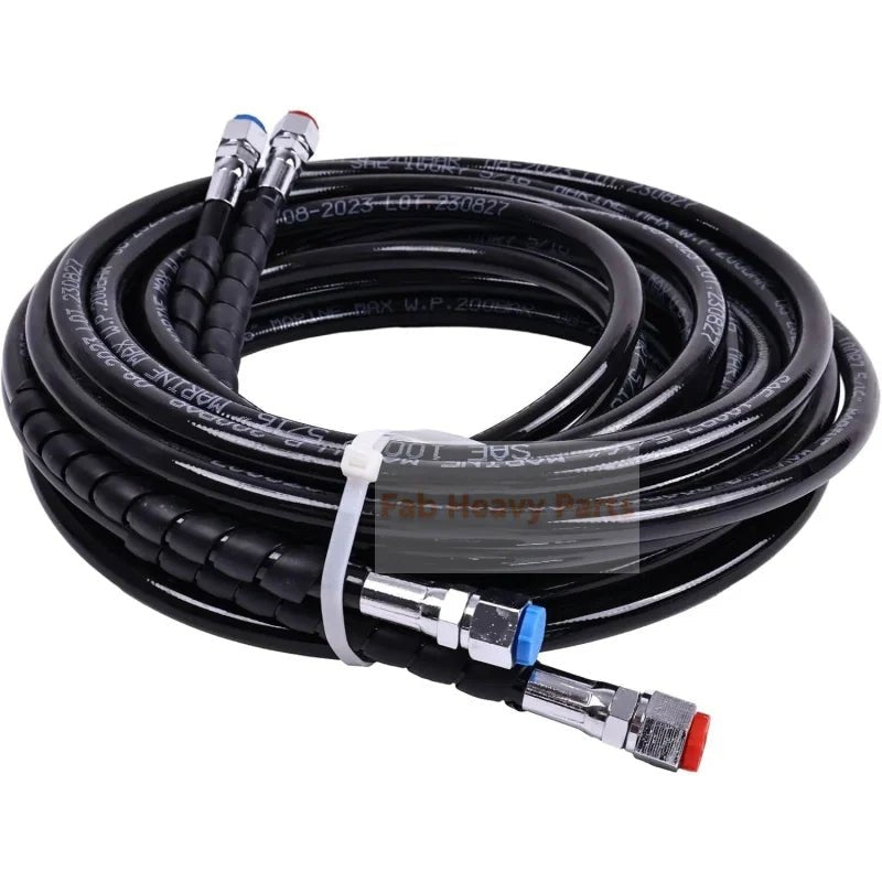 24 FT Hydraulic Steering Hose HO - 5124 HO5124 Fits for SeaStar Outboard Hydraulic Steering System - Fab Heavy Parts