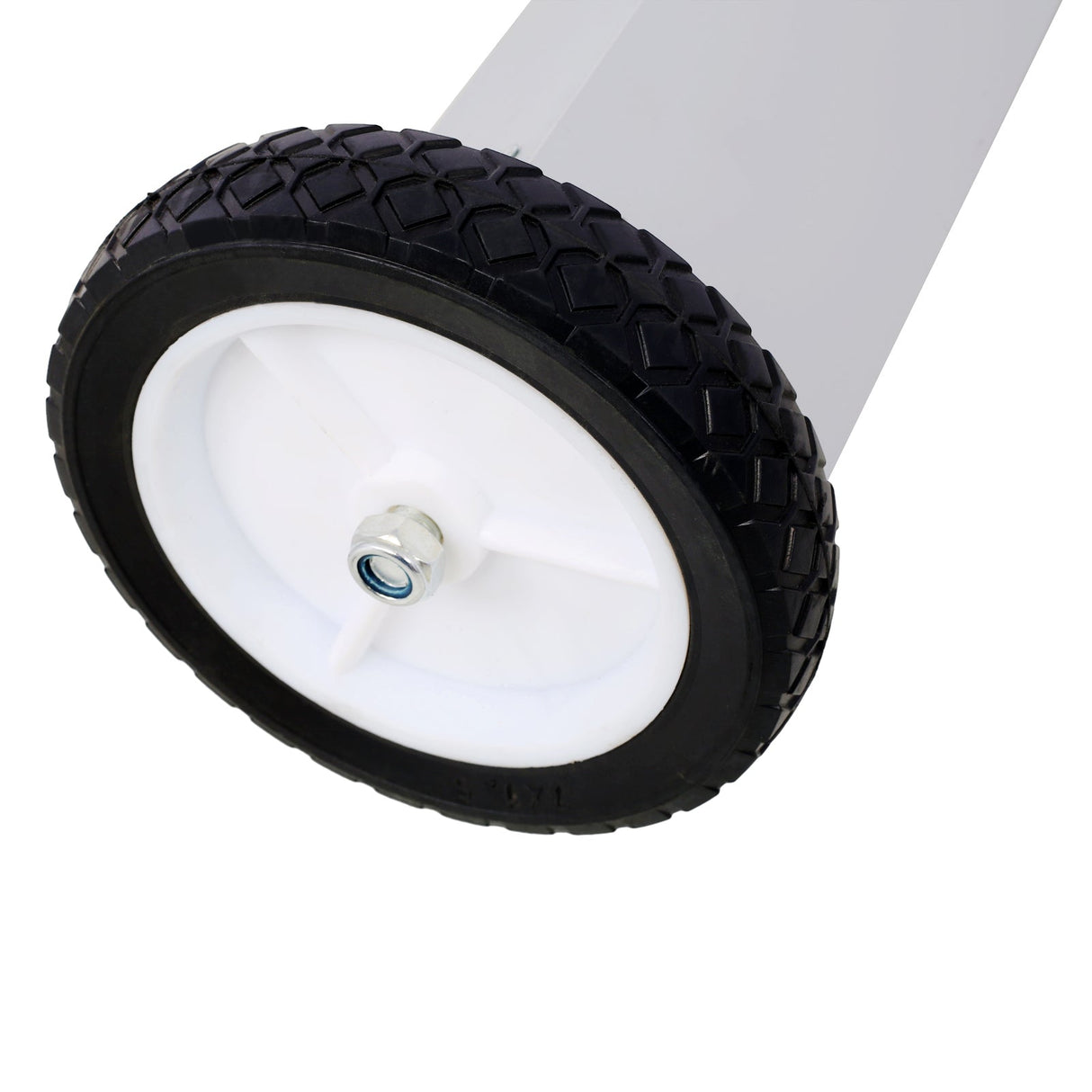 24'' Rolling Magnetic Pick - Up Sweeper Heavy Duty Push Type with Release 30 Lbs Capacity - Black and Silver - Fab Heavy Parts